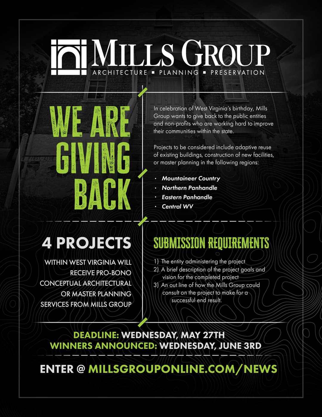 RFP: Pro Bono Conceptual Architectural Services